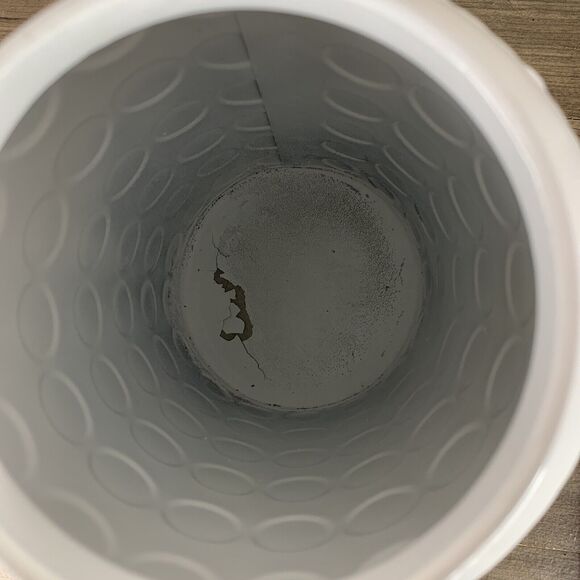 Nordstrom Rack Metal Jar Design Vase With Embossed Spotted Design, White - Picture 9 of 12